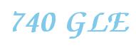 Rendering -740 GLE - using Zapf Chancery