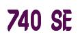 Rendering -740 SE - using Callimarker