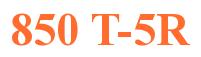 Rendering -850 T-5R - using Times New Roman Bold
