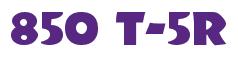 Rendering -850 T-5R - using Informal