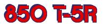 Rendering -850 T-5R - using Charlet