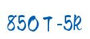 Rendering -850 T-5R - using Memo