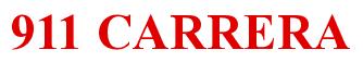 Rendering -911 CARRERA - using Times New Roman Bold