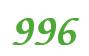 Rendering -996 - using Zapf Chancery