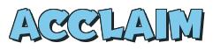 Rendering -ACCLAIM - using Team Spirit