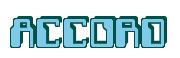 Rendering -ACCORD - using Computer Font