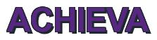 Rendering -ACHIEVA - using Arial Bold