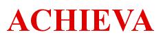 Rendering -ACHIEVA - using Times New Roman Bold