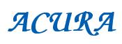 Rendering -ACURA - using Zapf Chancery