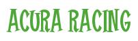 Rendering -ACURA RACING - using Cooper Latin
