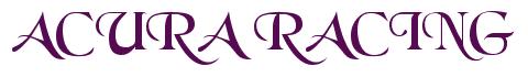 Rendering -ACURA RACING - using Black Chancery