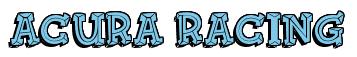 Rendering -ACURA RACING - using FinkBold