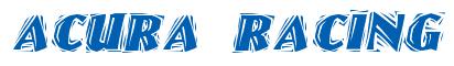 Rendering -ACURA RACING - using Cut Ragged