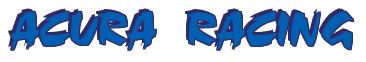 Rendering -ACURA RACING - using Oliva Staccato