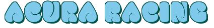 Rendering -ACURA RACING - using Sixties Vibe