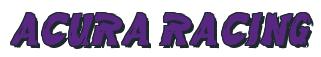 Rendering -ACURA RACING - using Paint