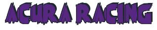 Rendering -ACURA RACING - using Poster
