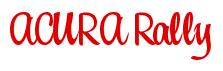 Rendering -ACURA Rally - using Mr Kleen