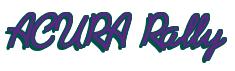 Rendering -ACURA Rally - using Grandam