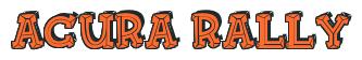 Rendering -ACURA Rally - using FinkBold