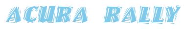 Rendering -ACURA Rally - using Cut Ragged