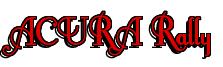 Rendering -ACURA Rally - using Fonteroy Brown