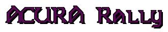 Rendering -ACURA Rally - using Norman Normal
