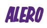 Rendering -ALERO - using Big Nib