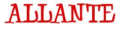 Rendering -ALLANTE - using Whoa Whoa