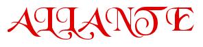 Rendering -ALLANTE - using Black Chancery