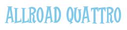 Rendering -ALLROAD QUATTRO - using Cooper Latin