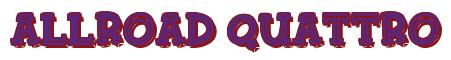 Rendering -ALLROAD QUATTRO - using FinkBold