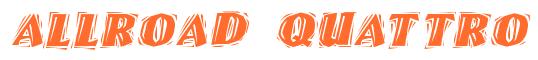Rendering -ALLROAD QUATTRO - using Cut Ragged