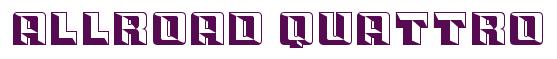 Rendering -ALLROAD QUATTRO - using Race JLS