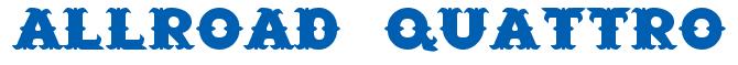 Rendering -ALLROAD QUATTRO - using Saloon