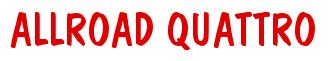 Rendering -ALLROAD QUATTRO - using Dom Casual