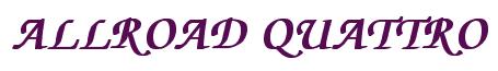 Rendering -ALLROAD QUATTRO - using Zapf Chancery