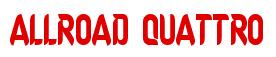 Rendering -ALLROAD QUATTRO - using Callimarker