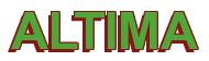 Rendering -ALTIMA - using Arial Bold