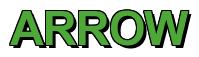 Rendering -ARROW - using Arial Bold