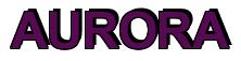 Rendering -AURORA - using Arial Bold