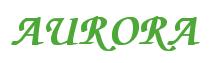 Rendering -AURORA - using Zapf Chancery