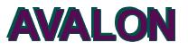 Rendering -AVALON - using Arial Bold