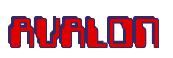 Rendering -AVALON - using Computer Font