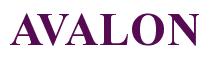 Rendering -AVALON - using Times New Roman Bold