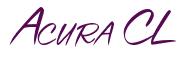 Rendering -Acura CL - using Speed Stroke