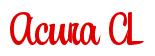 Rendering -Acura CL - using Mr Kleen
