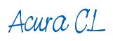 Rendering -Acura CL - using Neville Script