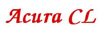 Rendering -Acura CL - using Zapf Chancery