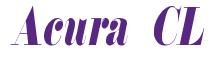 Rendering -Acura CL - using Floral 